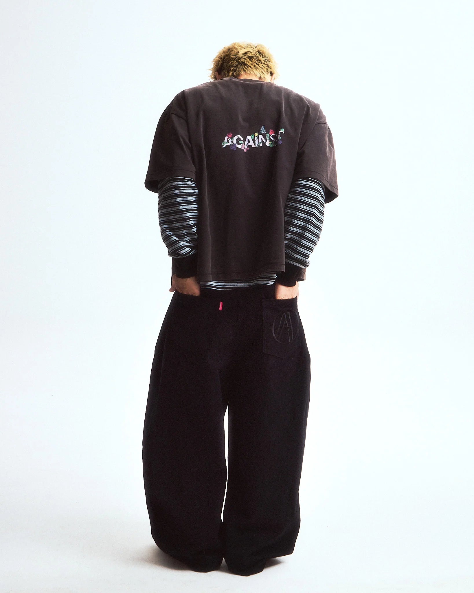 STUDDED YANKII PANTS BLACK - BEV C multi label store