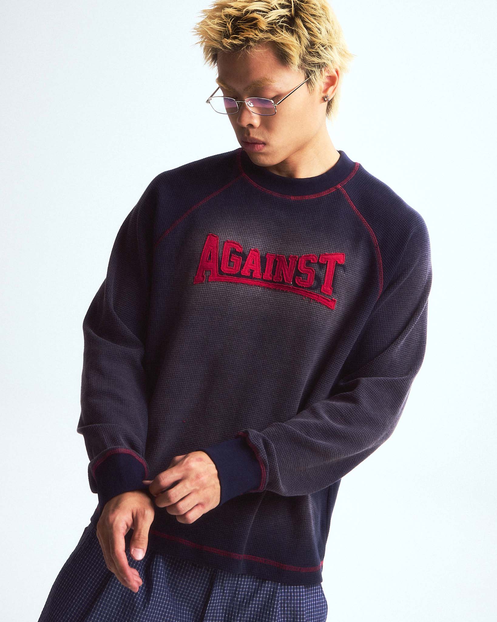 SUNFADE LAZY TEE NAVY - BEV C multi label store
