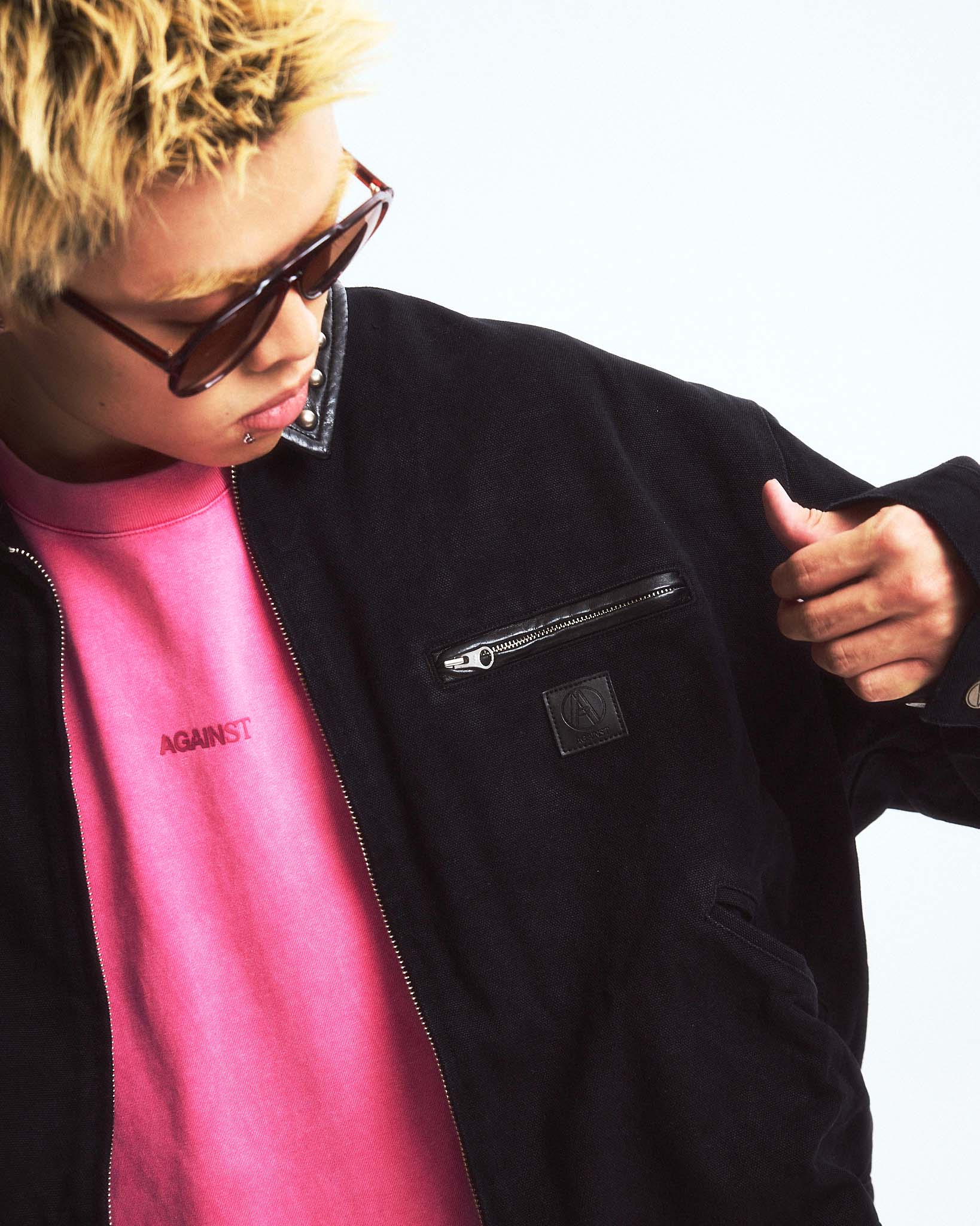 STUDDED DETROIT JACKET - BEV C multi label store