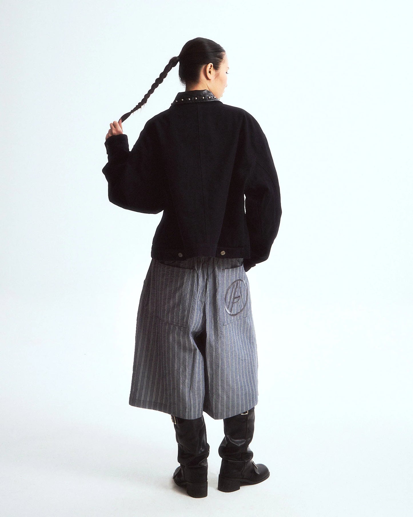 RELAXED MAFIA SHORTS GREY