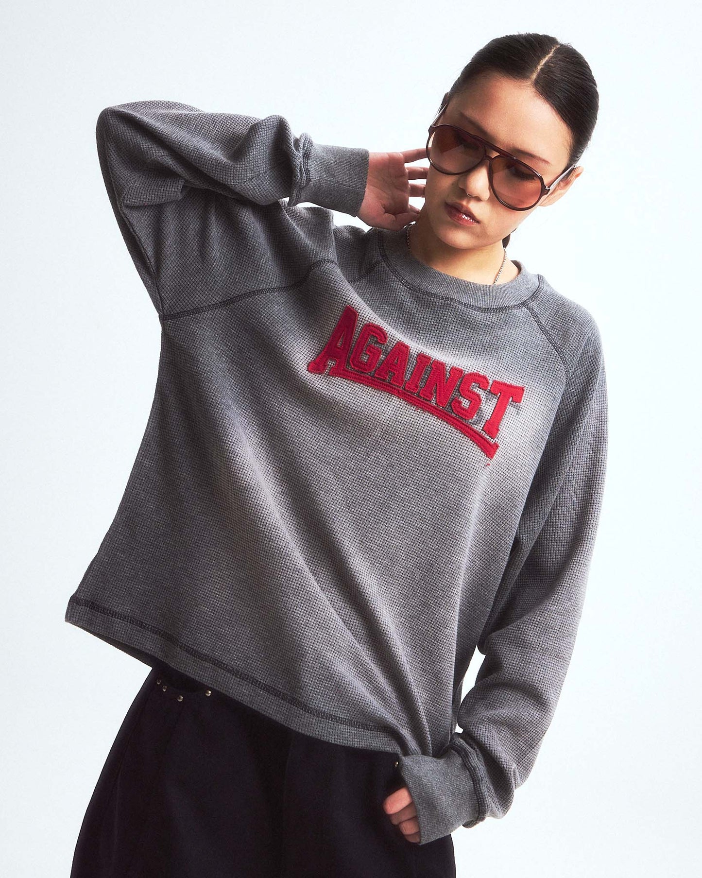 SUNFADE LAZY TEE DARK GREY - BEV C multi label store