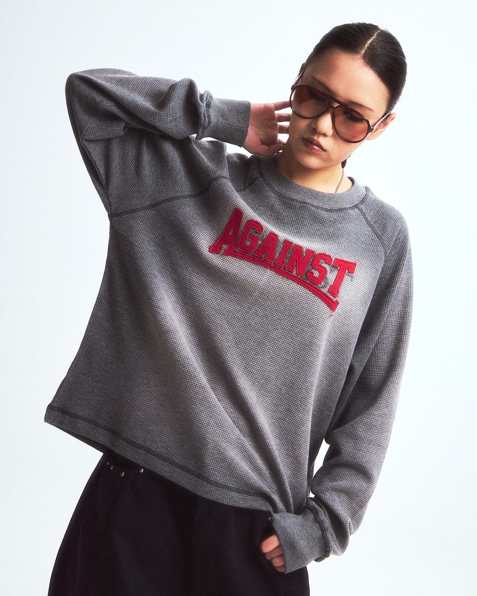 SUNFADE LAZY TEE DARK GREY - BEV C multi label store
