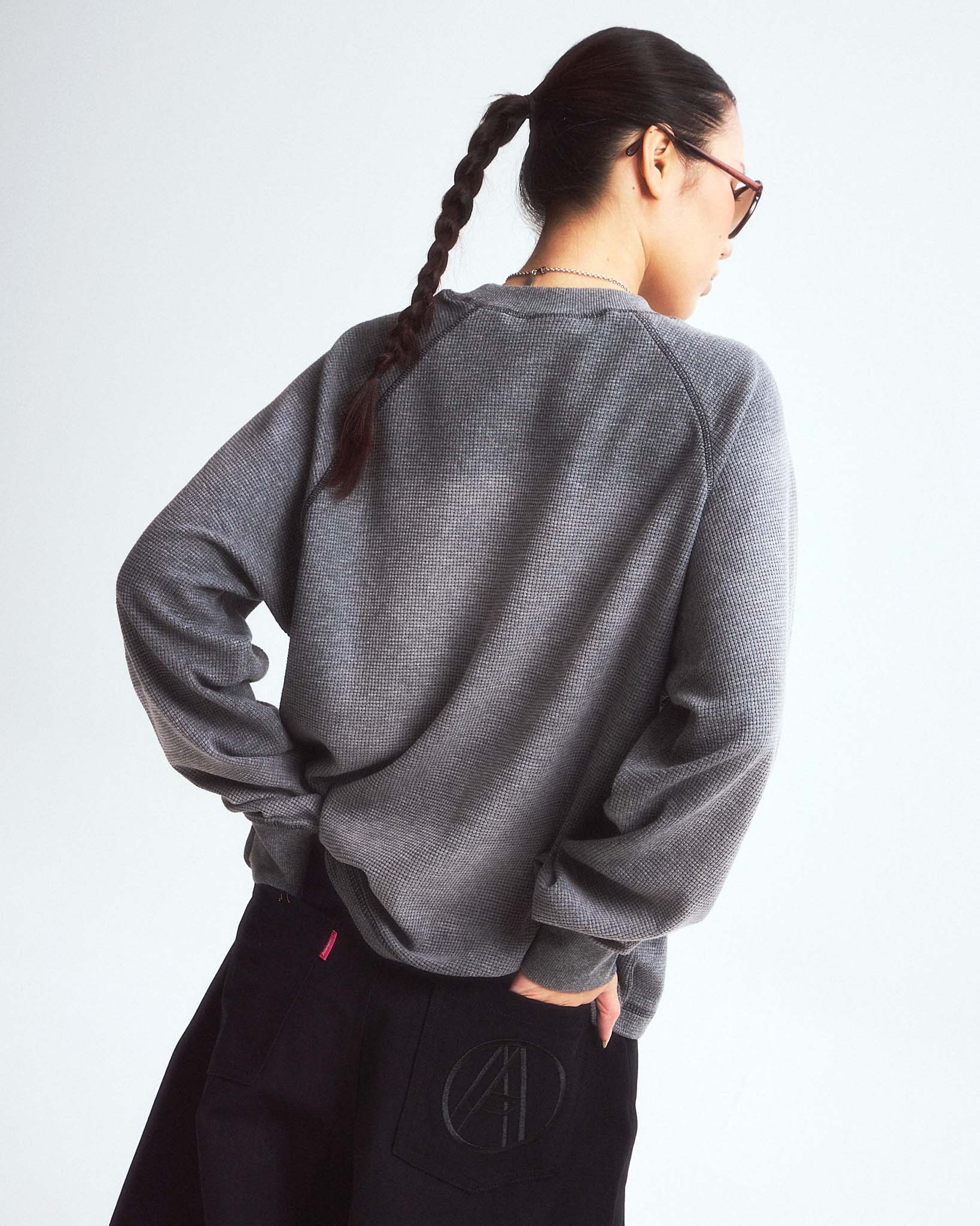 SUNFADE LAZY TEE DARK GREY - BEV C multi label store