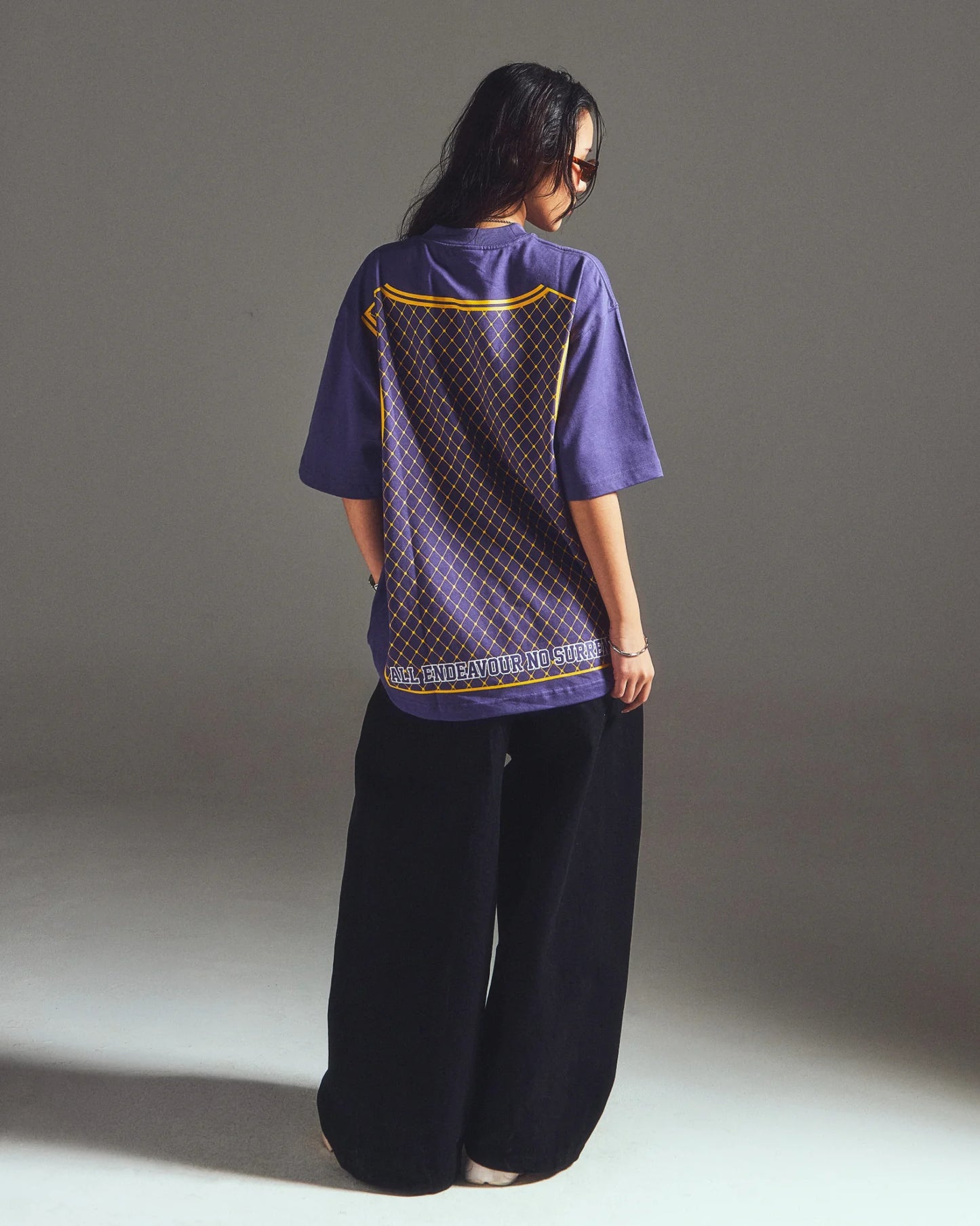 A-JERSEY TEE PURPLE - BEV C multi label store
