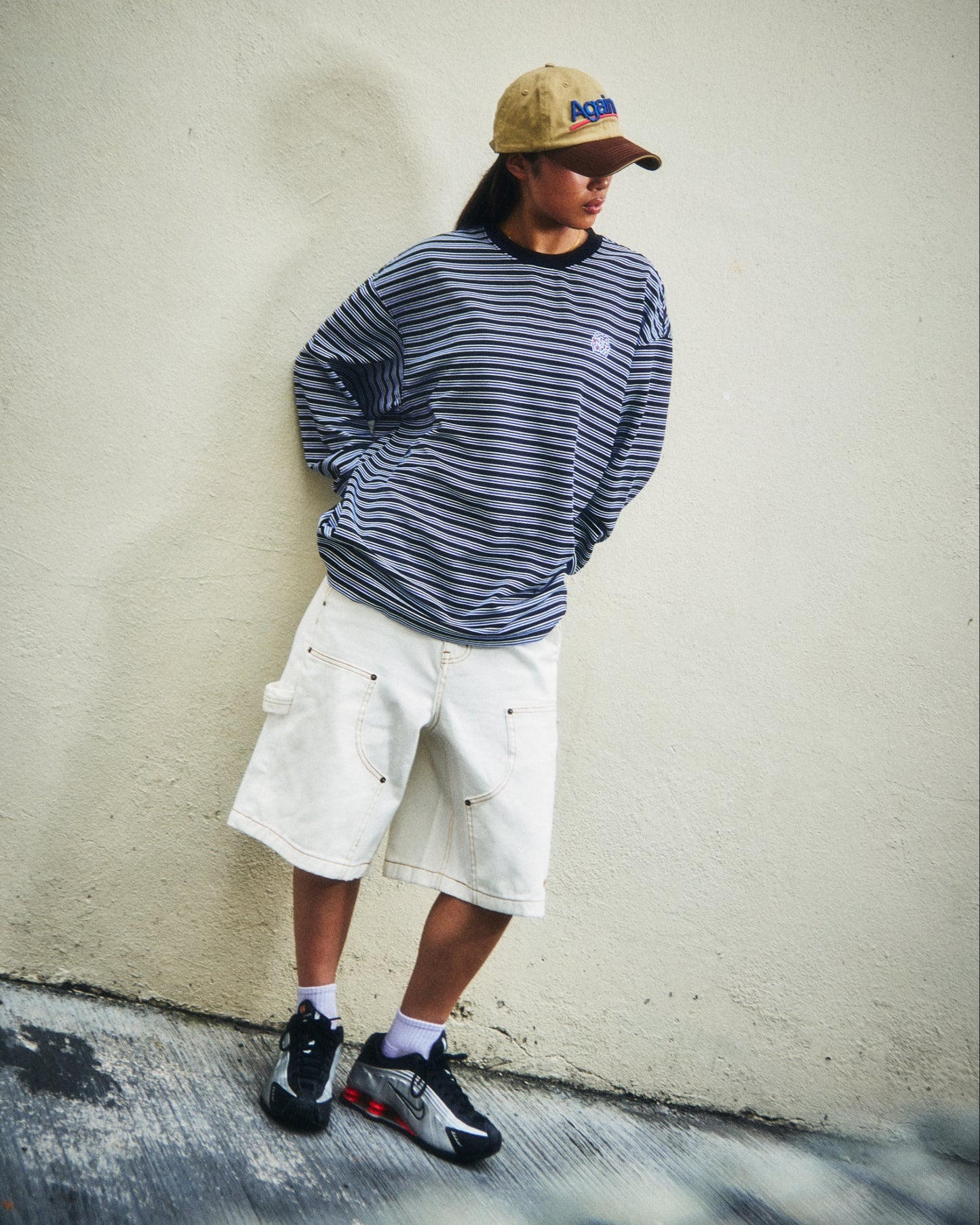 STRIPE LOUNGE TEE BLUE - BEV C multi label store