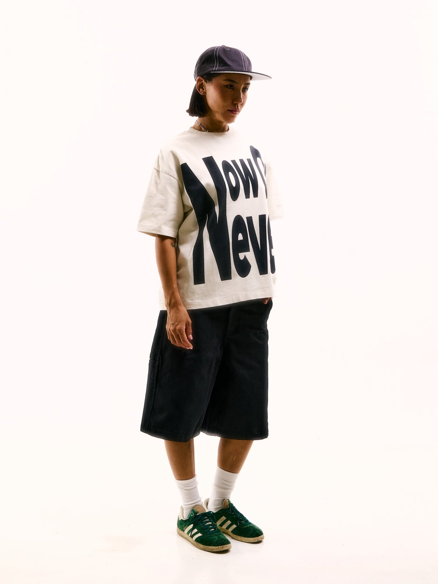 NOW OR NEVER TEE WASHED CREAM - BEV C multi label store