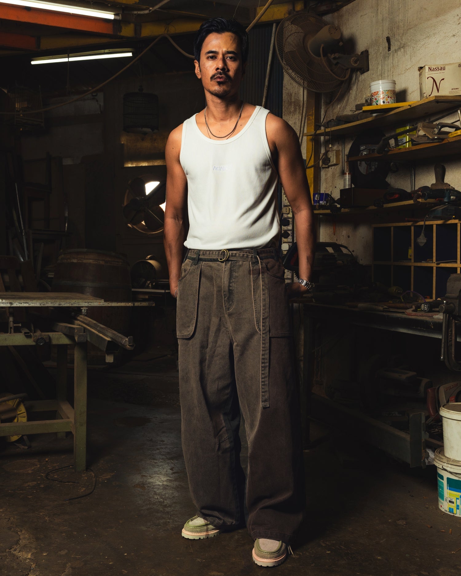 AGAINST X HDPC FABRICATOR PANTS TIMBER - BEV C multi label store