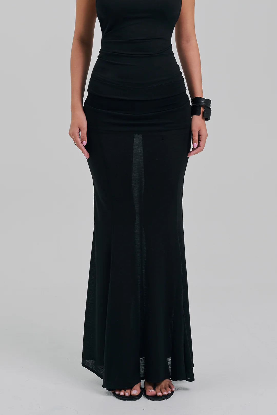 ALTAR MAXI SKIRT BLACK