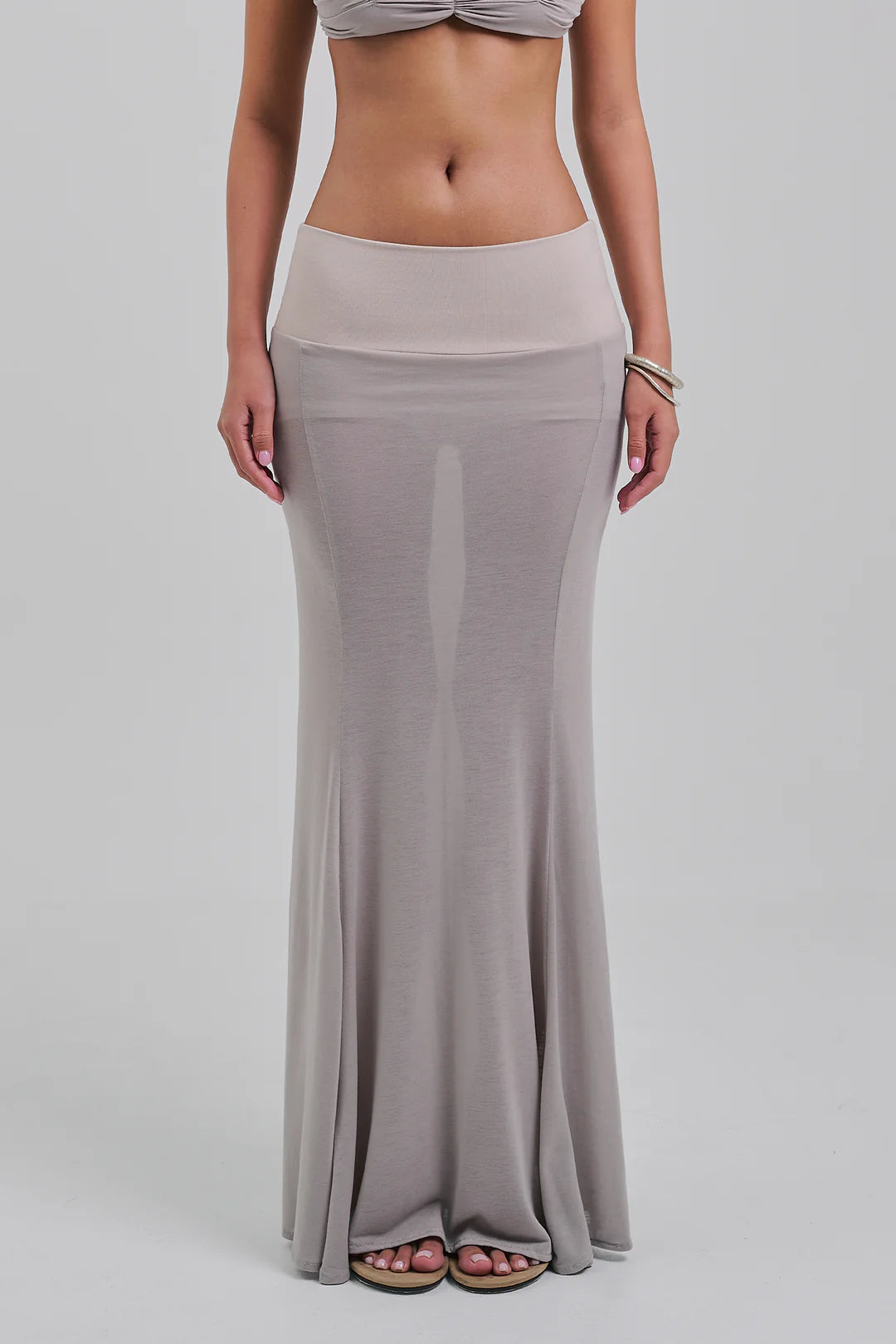 ALTAR MAXI SKIRT PIGEON