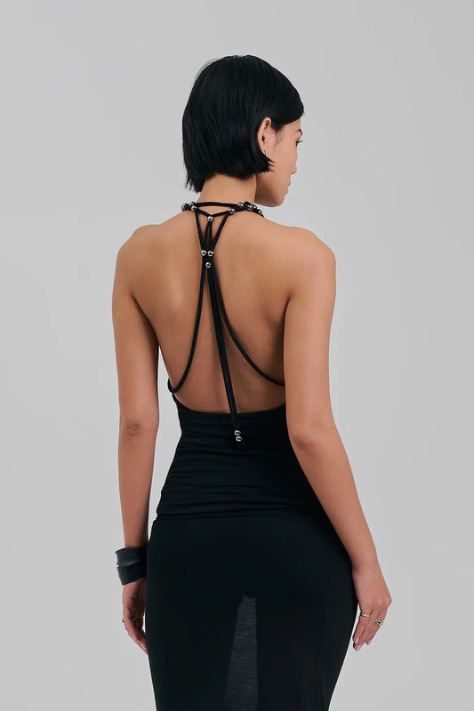 AMULET TOP BLACK