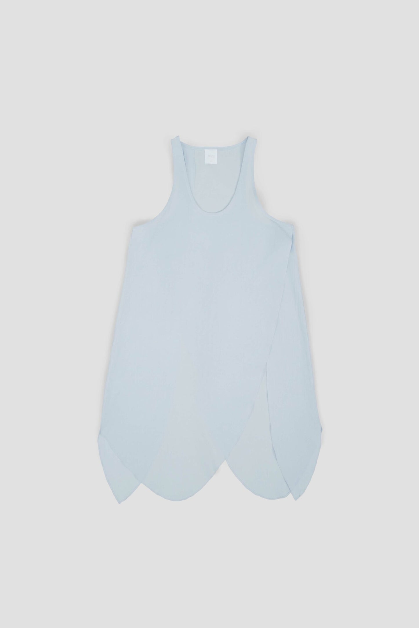 Asymmetrical Layering Long Tank Top (Blue) - BEV C multi label store