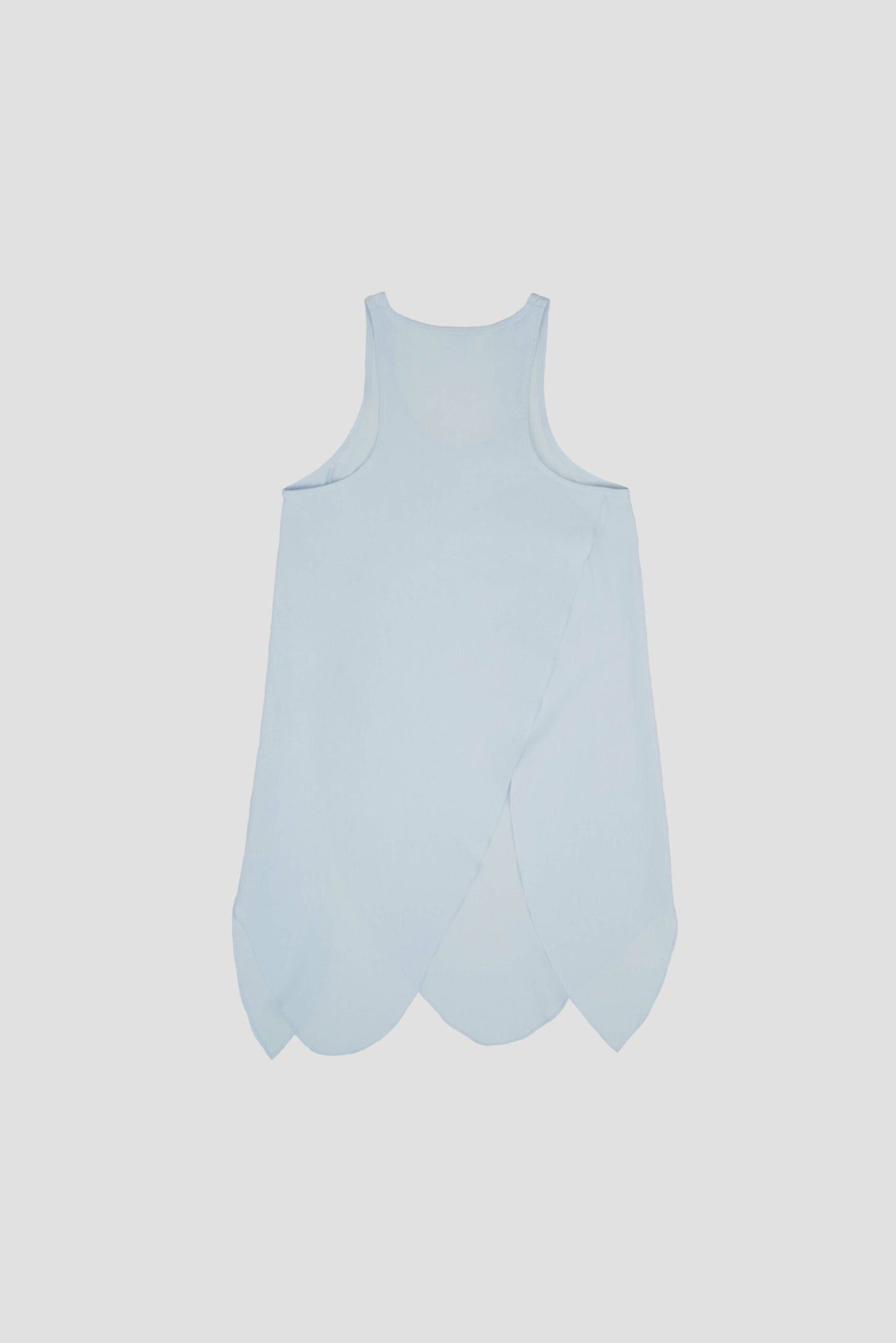 Asymmetrical Layering Long Tank Top (Blue) - BEV C multi label store