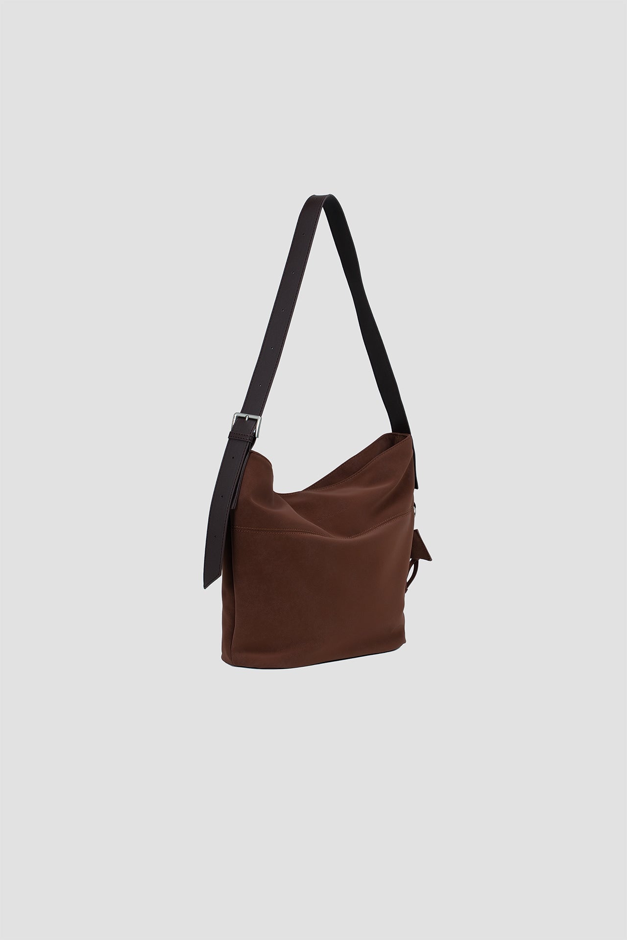 Small Soft Snow Leather Bag (Brown) - BEV C multi label store