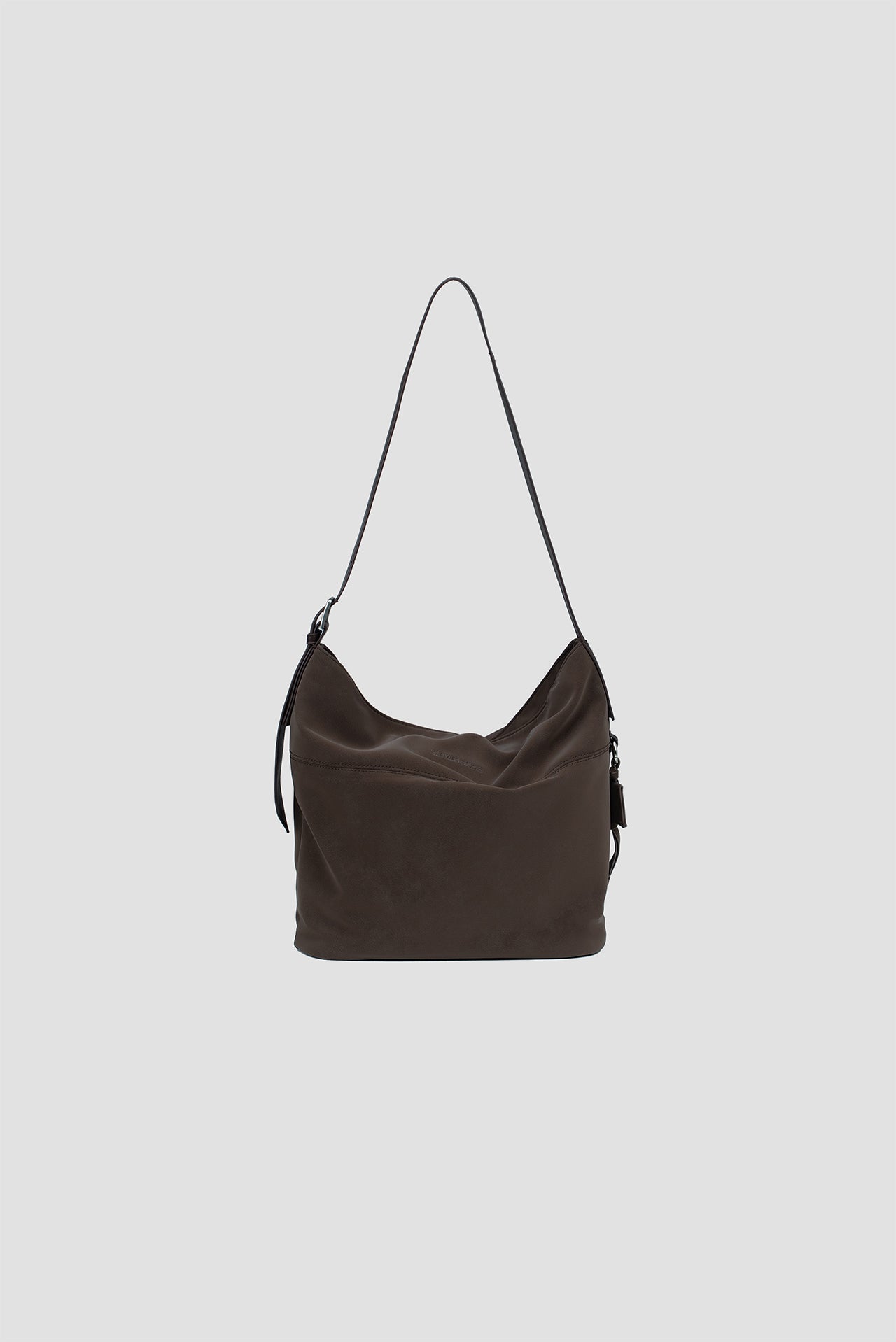Small Soft Snow Leather Bag (Espresso) - BEV C multi label store