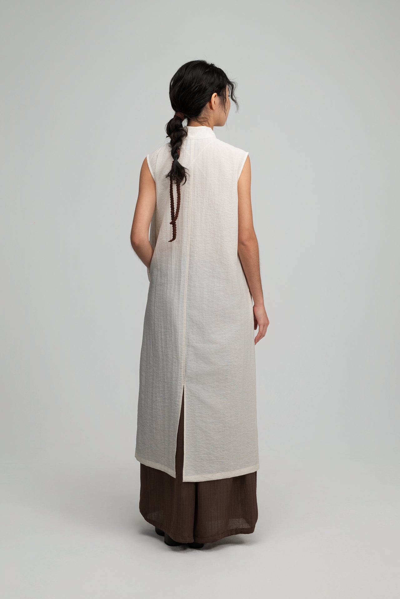 Han Collar Tank Dress (Beige) - BEV C multi label store