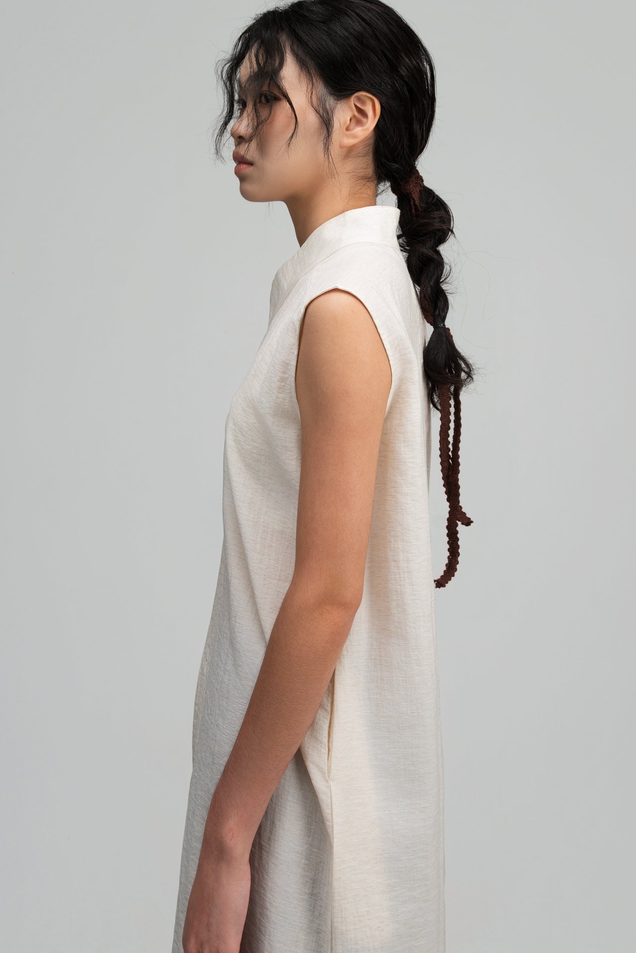 Han Collar Tank Dress (Beige) - BEV C multi label store