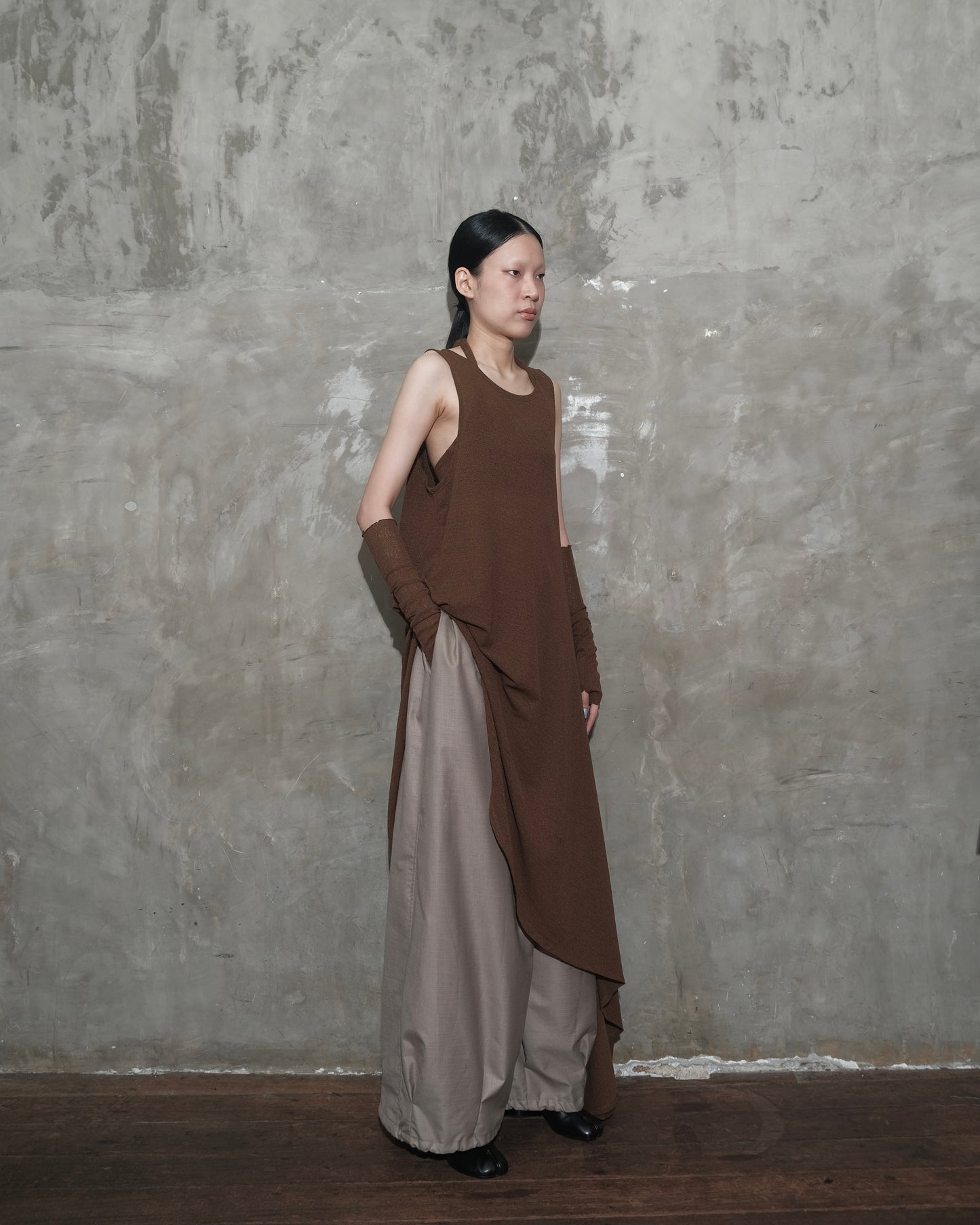 U Dress in Dark Brown - BEV C multi label store