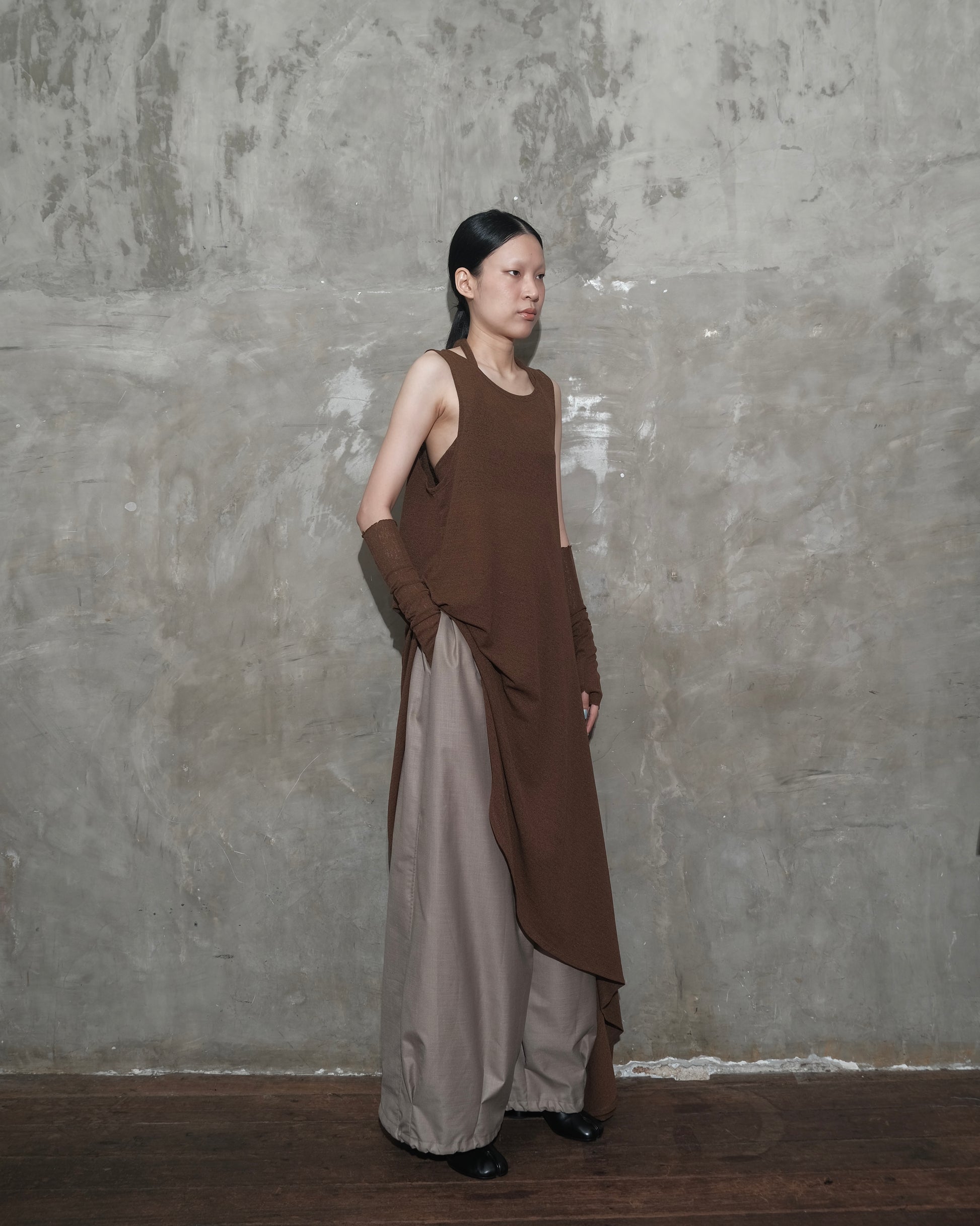 U Dress in Dark Brown - BEV C multi label store