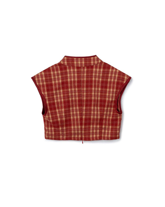 VOL.3_CH.1 Plaid Top - Red - BEV C multi label store