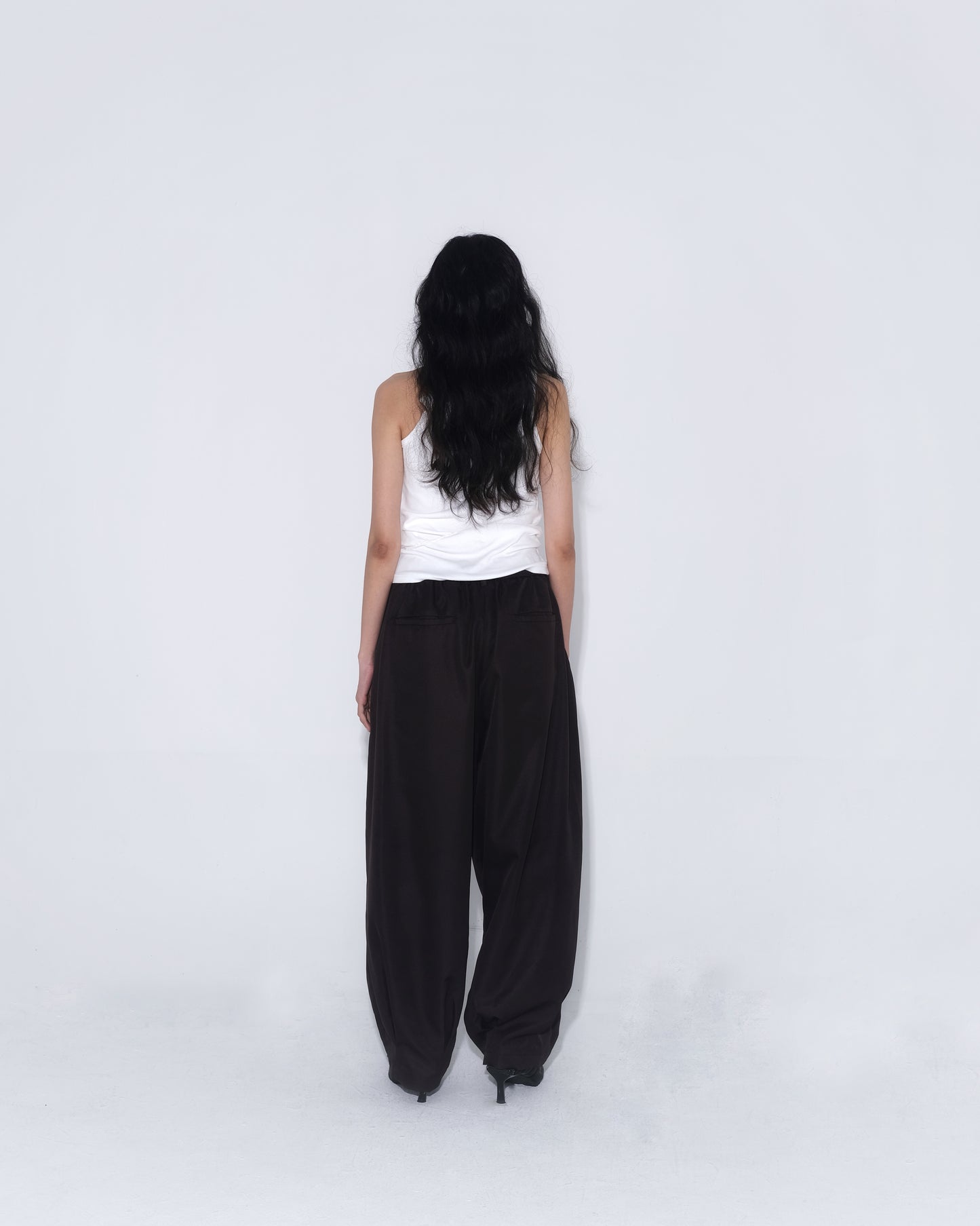 Sheeta Balloon Pants in Dark Brown - BEV C multi label store