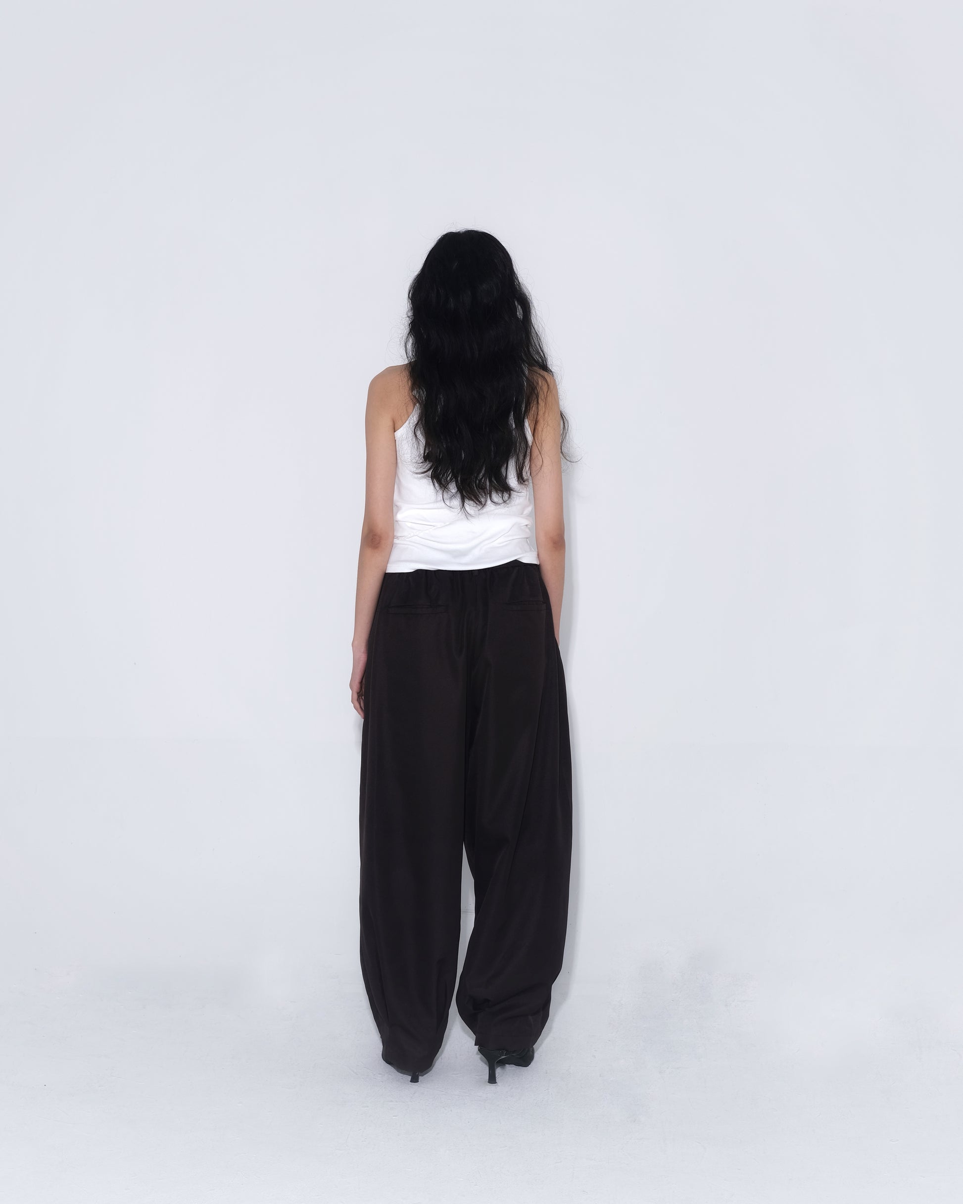 Sheeta Balloon Pants in Dark Brown - BEV C multi label store