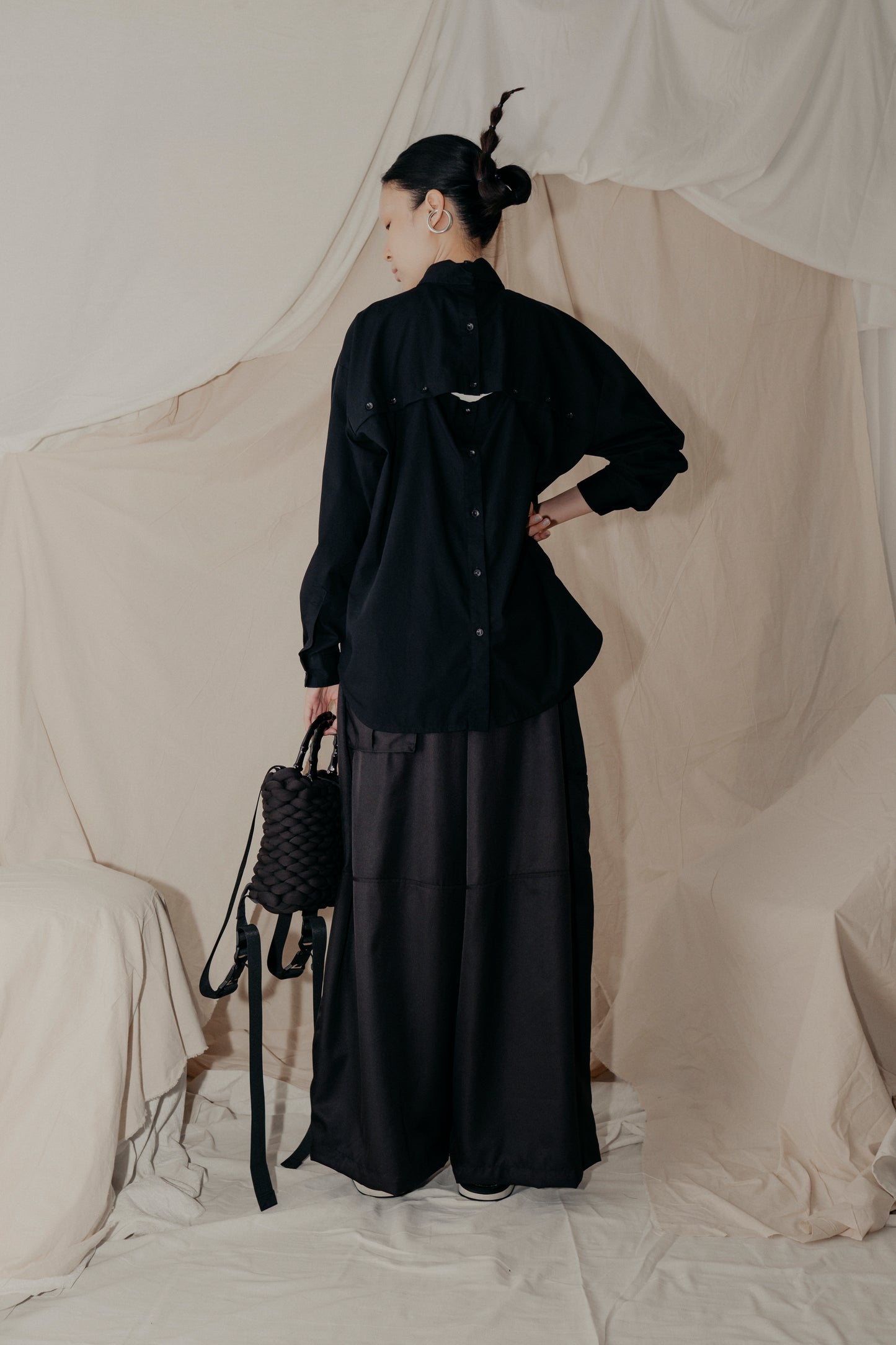 Not Just A Shirt in Black - BEV C multi label store