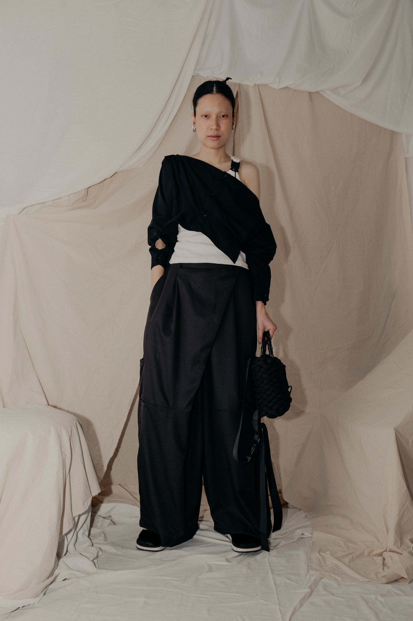 Not Just A Shirt in Black - BEV C multi label store