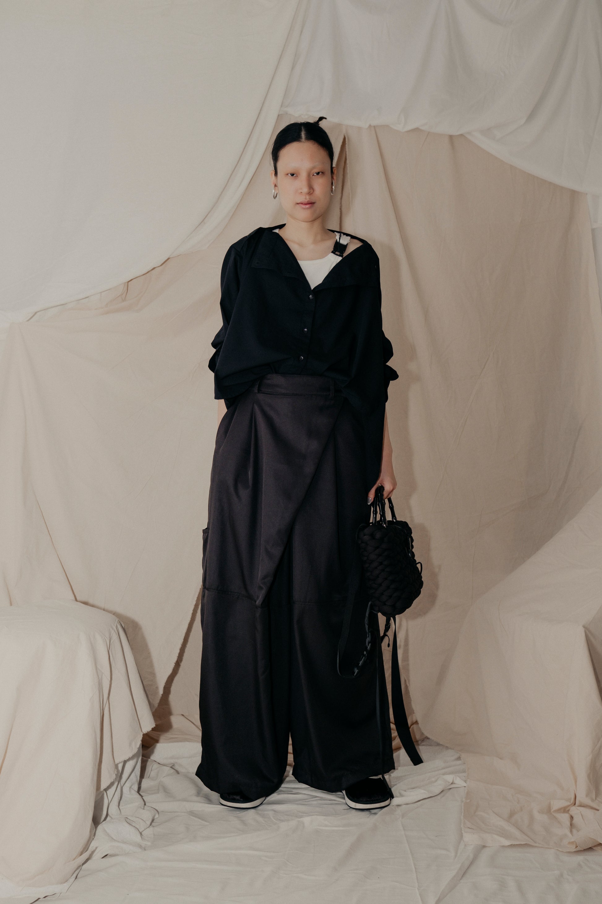 Not Just A Shirt in Black - BEV C multi label store