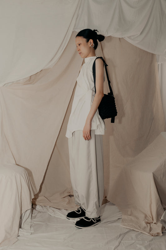 Sheeta Balloon Pants in Cream - BEV C multi label store