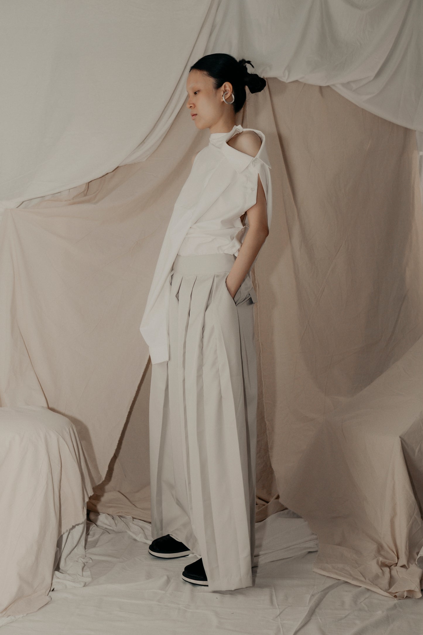 Not Just A Shirt in White - BEV C multi label store