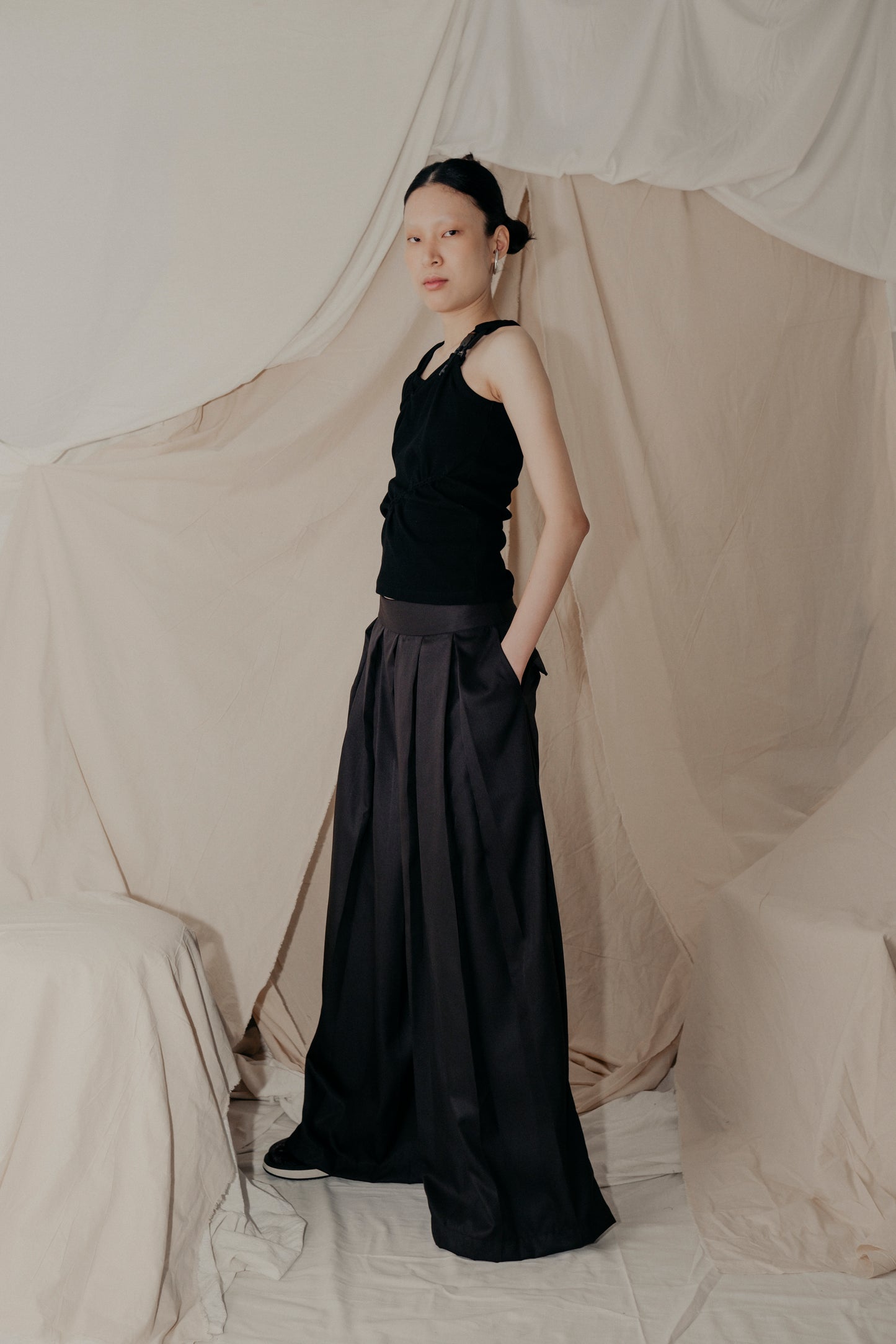 Ladies & Gentleman Skirt Pants in Black - BEV C multi label store