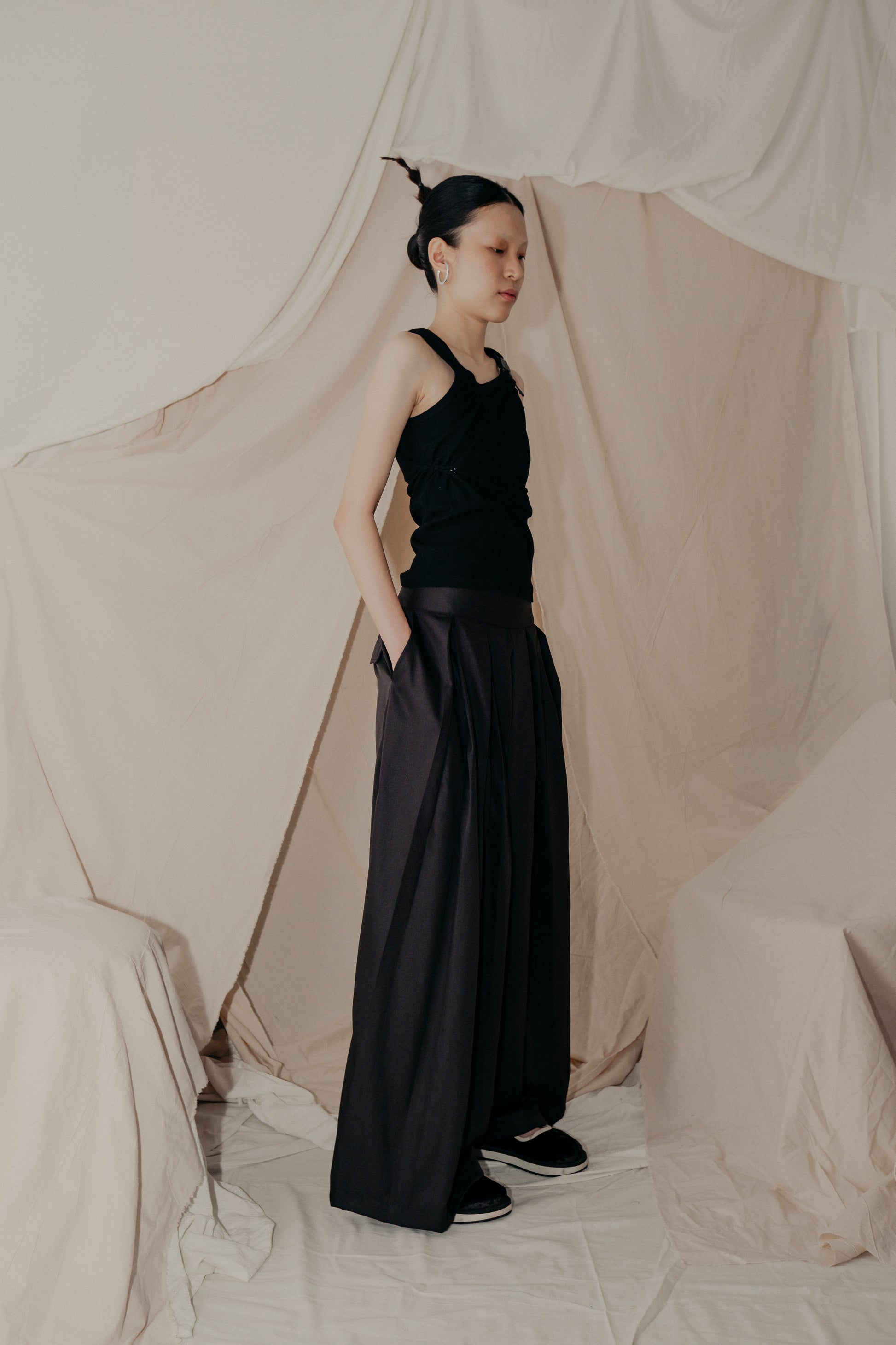 Ladies & Gentleman Skirt Pants in Black - BEV C multi label store