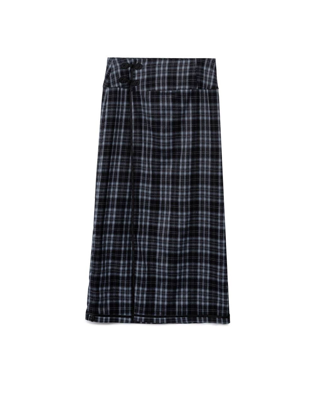VOL.3_CH.1 Plaid Skirt - Black - BEV C multi label store