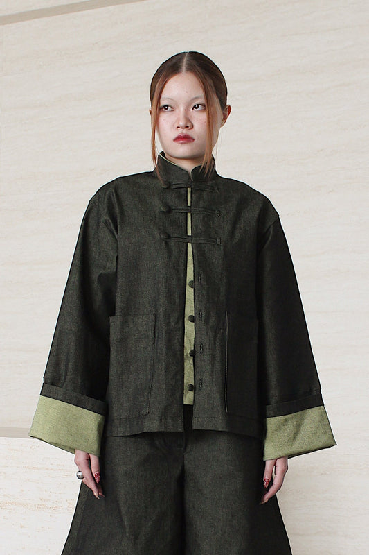 Inverse Denim Jacket - Yellow - BEV C multi label store