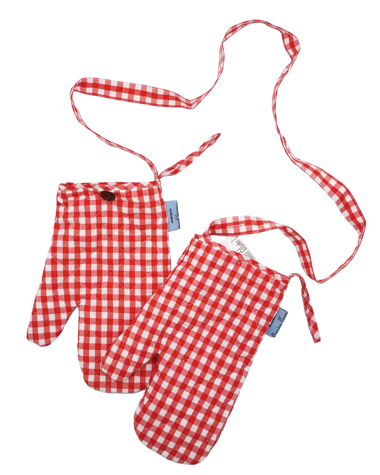 Coming Soon Mittens (Red Gingham) - BEV C multi label store