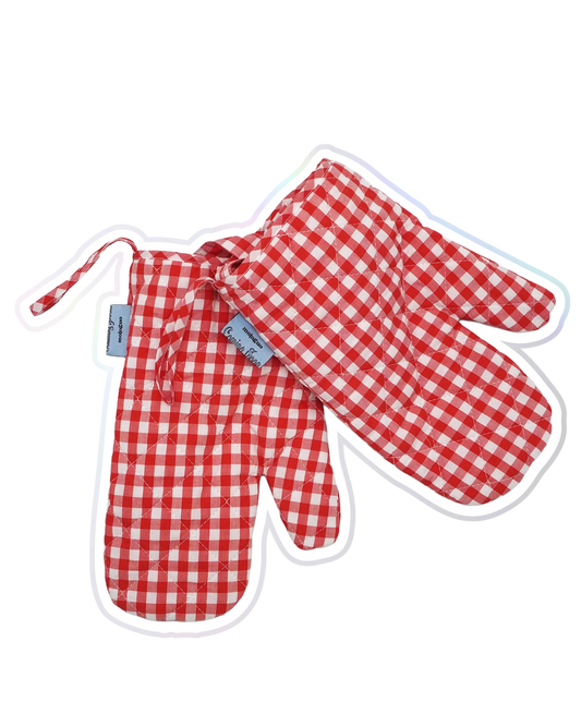 Coming Soon Mittens (Red Gingham) - BEV C multi label store