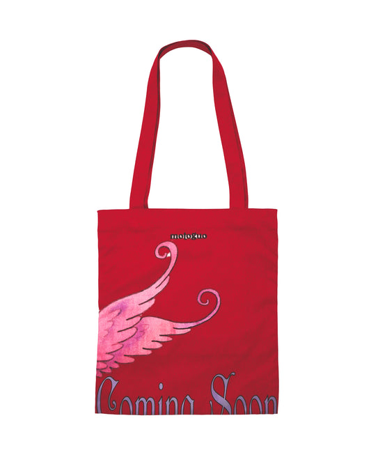 Coming Soon Tote (Red) - BEV C multi label store