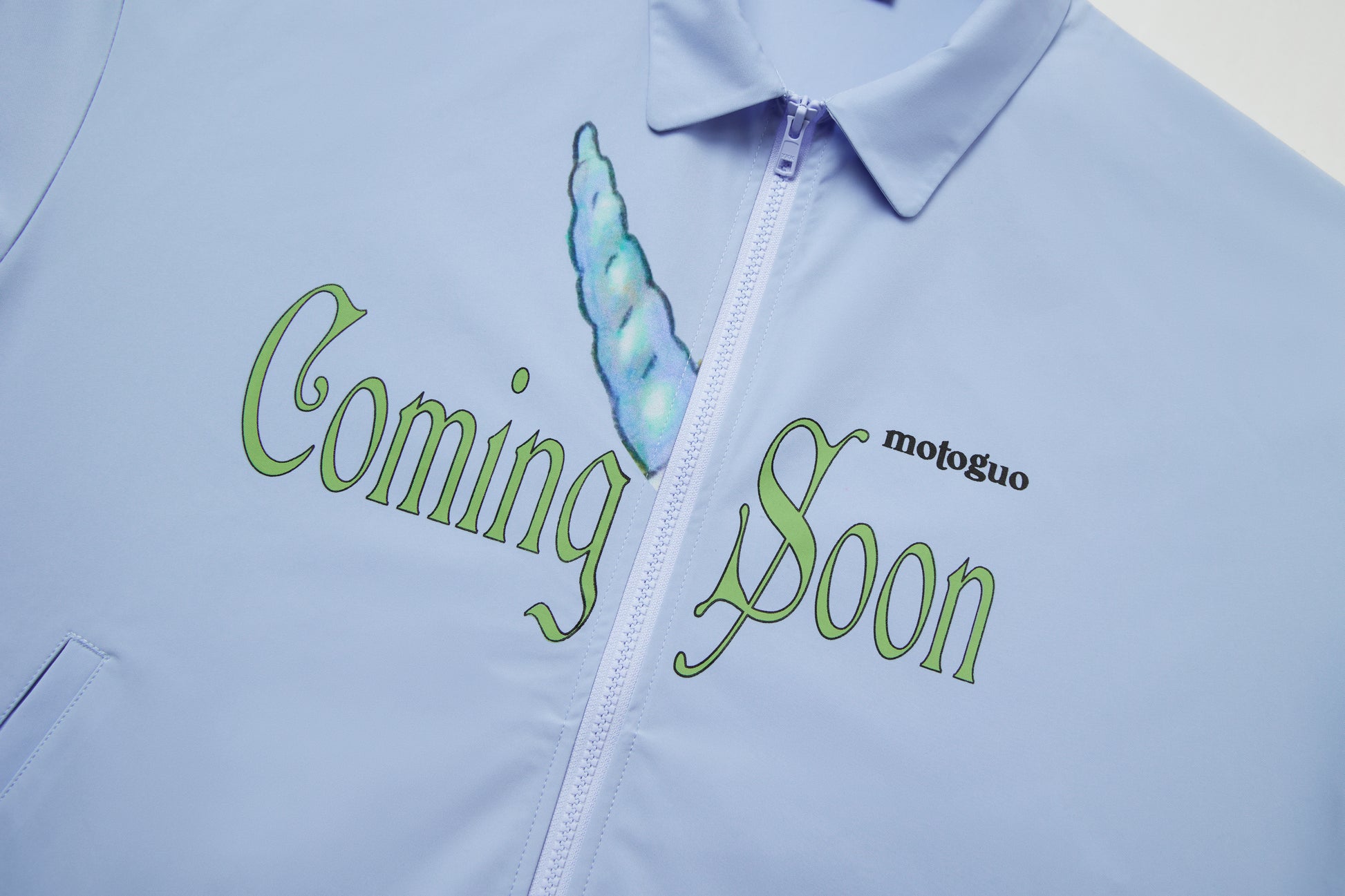 Coming Soon Track Jacket (Sky Blue) - BEV C multi label store