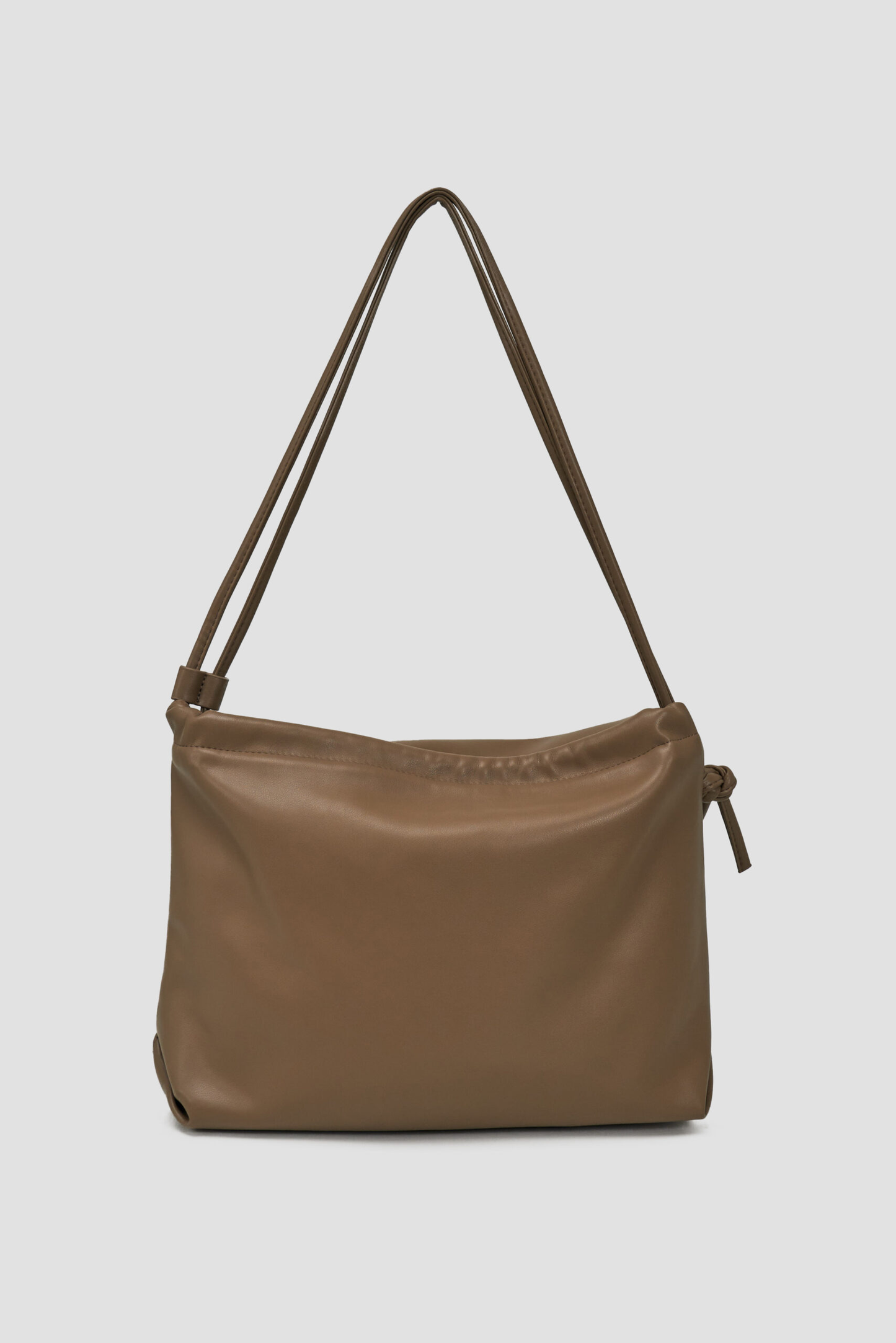 Double Strap Envelope Leather Bag (Mud) - BEV C multi label store