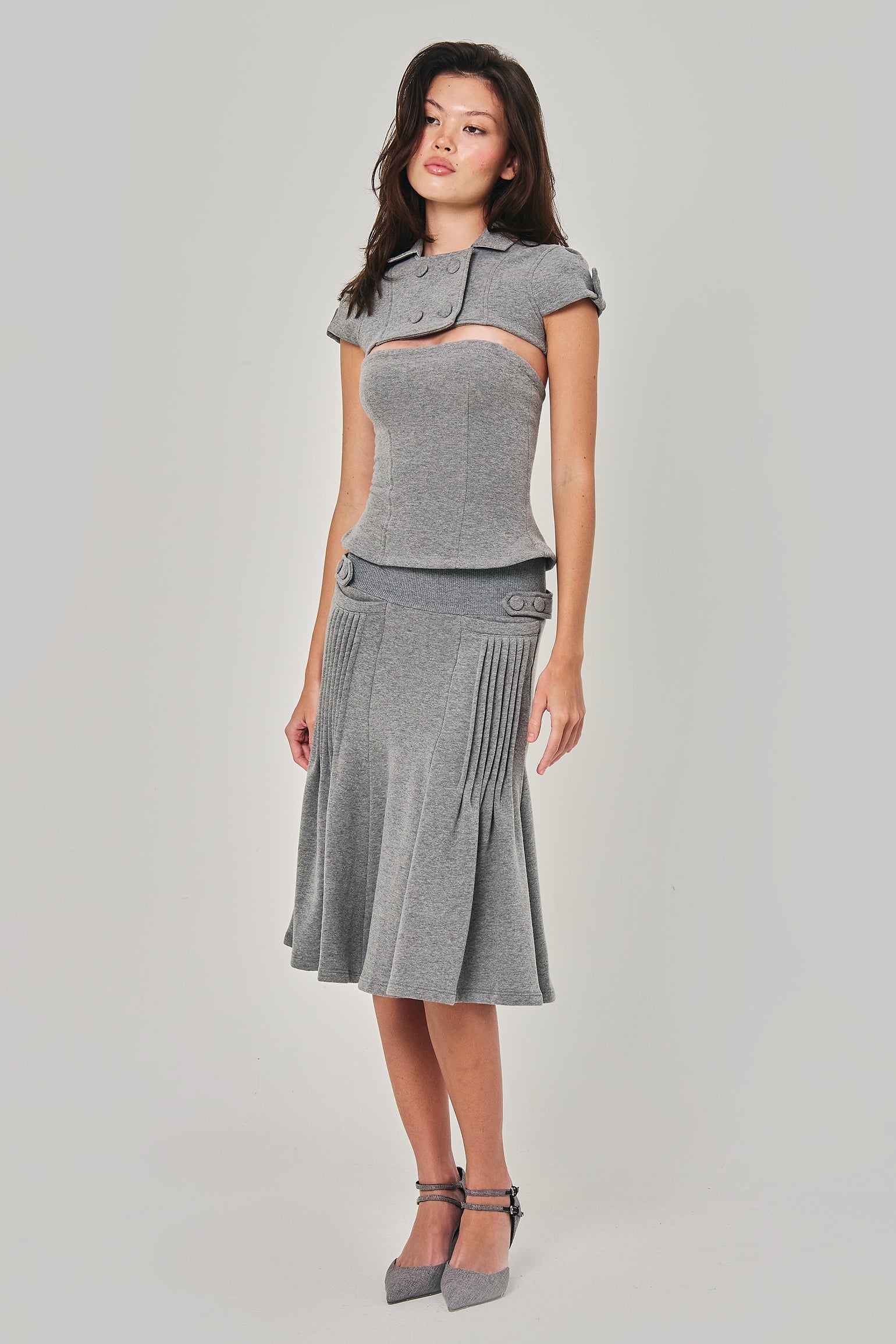 SONATA SKIRT FOG - BEV C multi label store