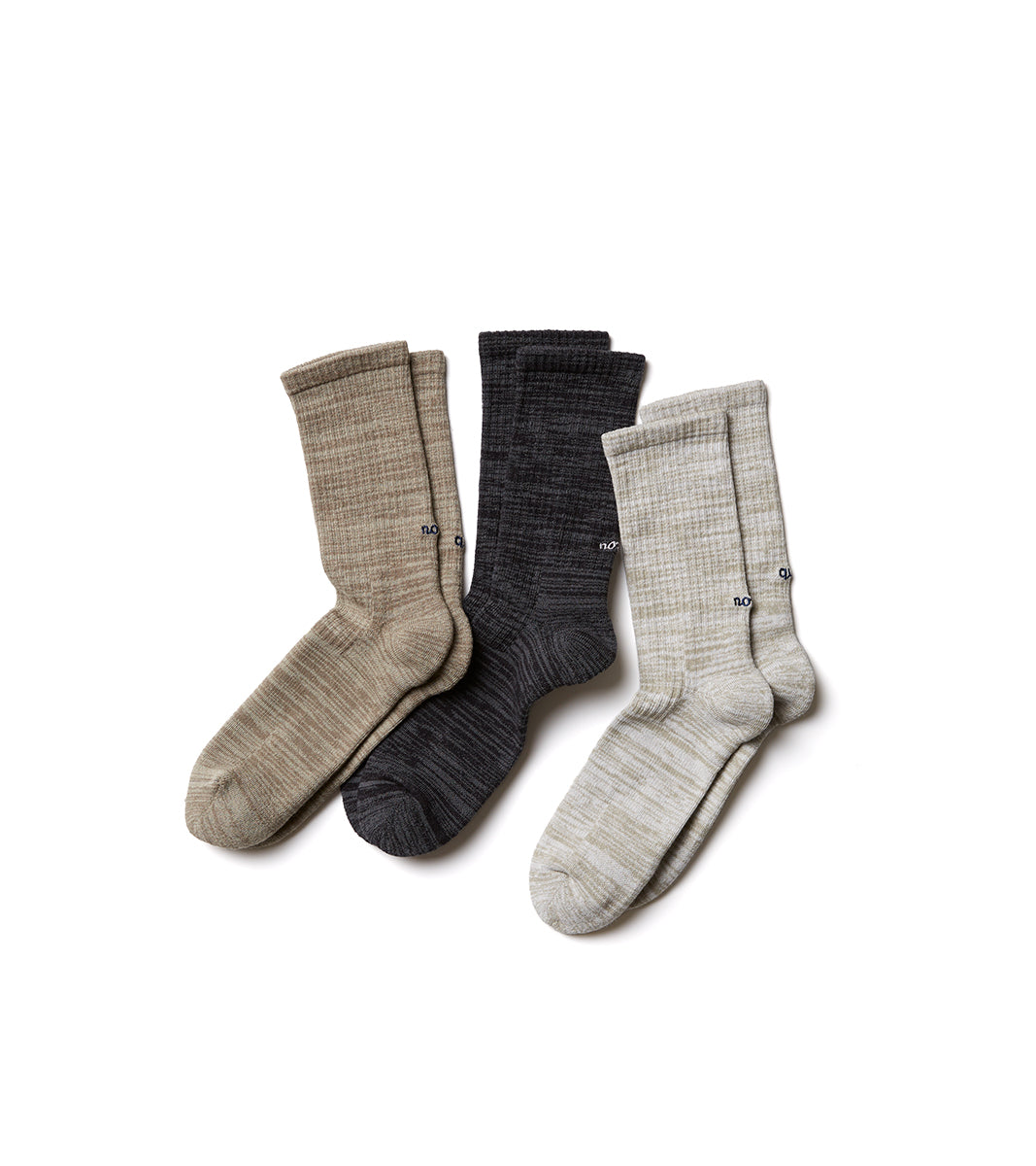 Essential Crew Casual Socks -Desert Brn - BEV C multi label store
