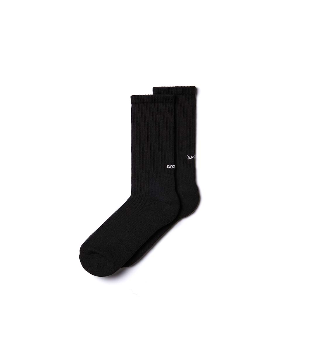 Essential Crew Casual Socks - Black - BEV C multi label store
