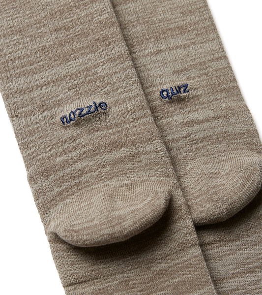 Essential Crew Casual Socks -Desert Brn - BEV C multi label store