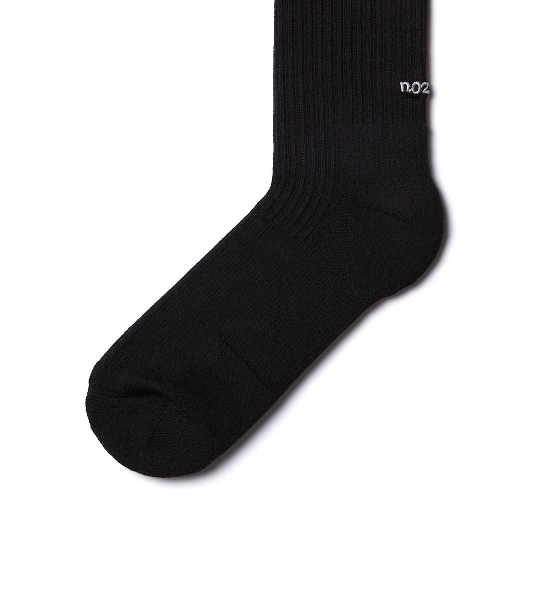Essential Crew Casual Socks - Black - BEV C multi label store