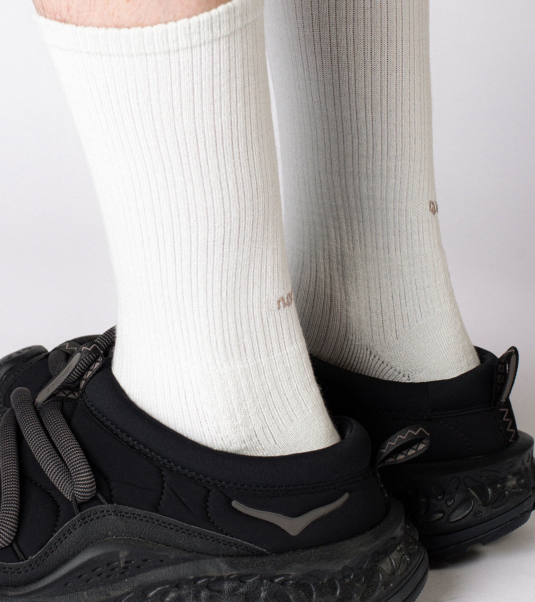 Essential Crew Casual Socks -Moon Ivory - BEV C multi label store