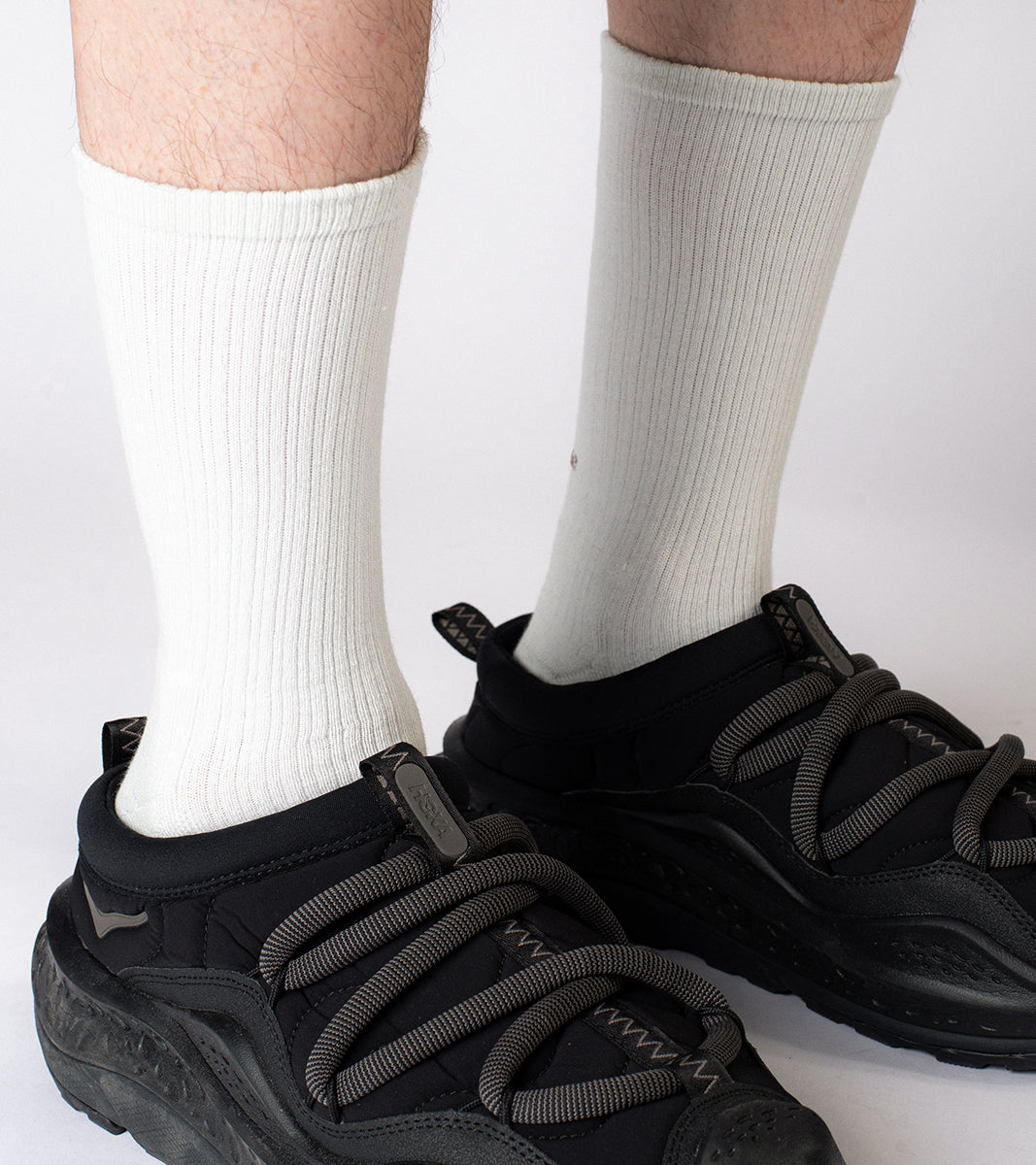 Essential Crew Casual Socks -Moon Ivory - BEV C multi label store