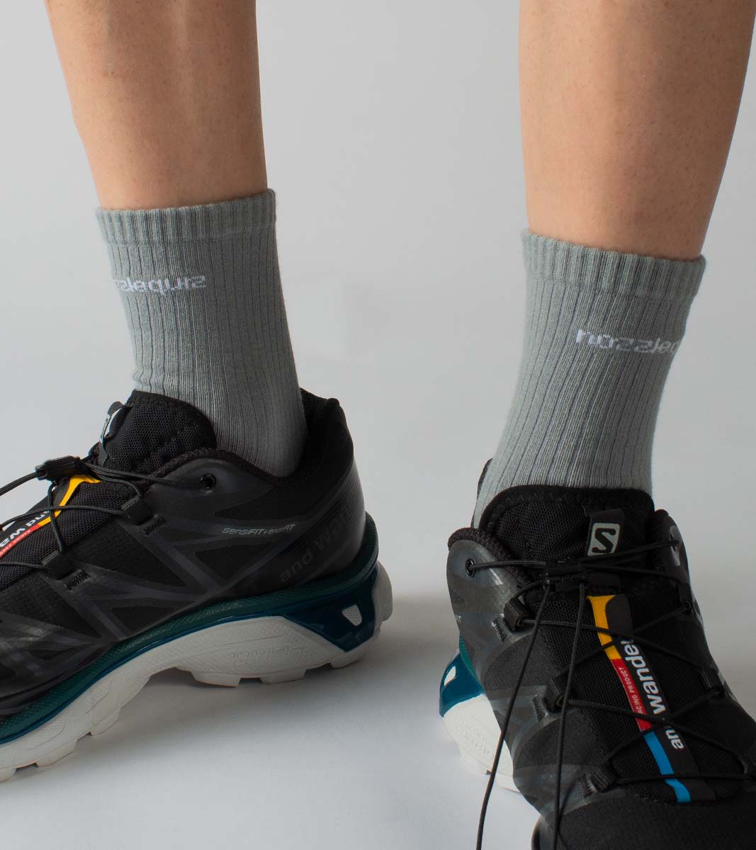 Essential casual socks -Lucid Grey - BEV C multi label store