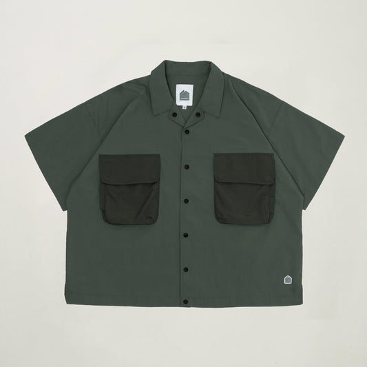 Explorer Pocket S/S Shirt (Moss Green) - BEV C multi label store
