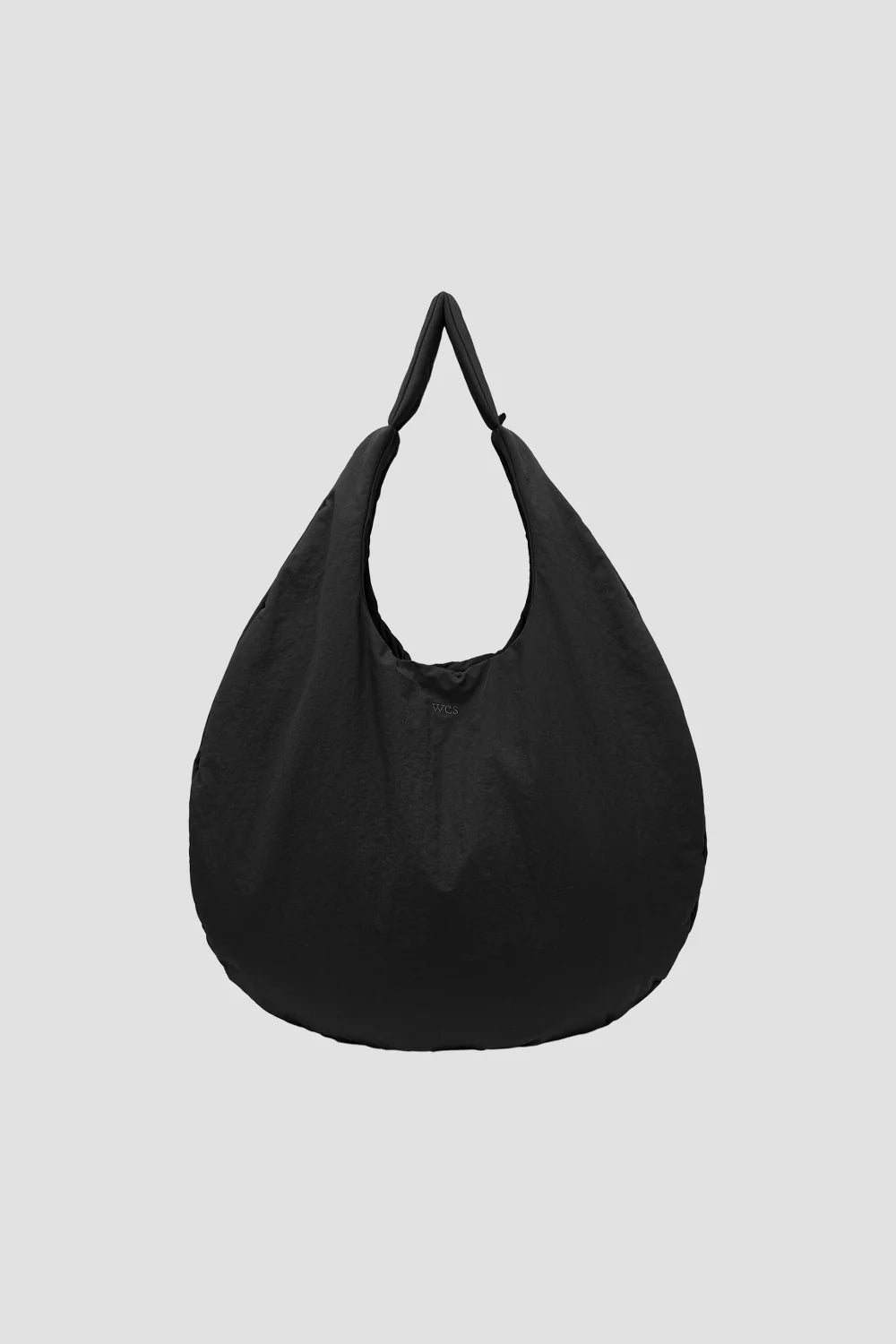 Large Egg Nylon Tote (Black) - BEV C multi label store