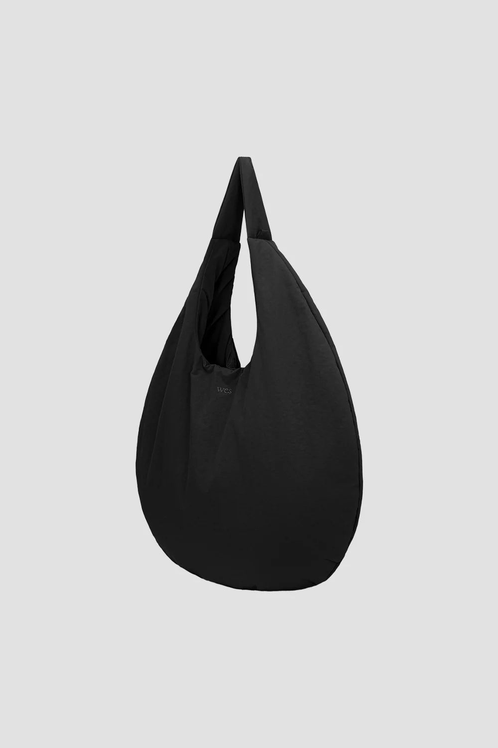 Large Egg Nylon Tote (Black) - BEV C multi label store
